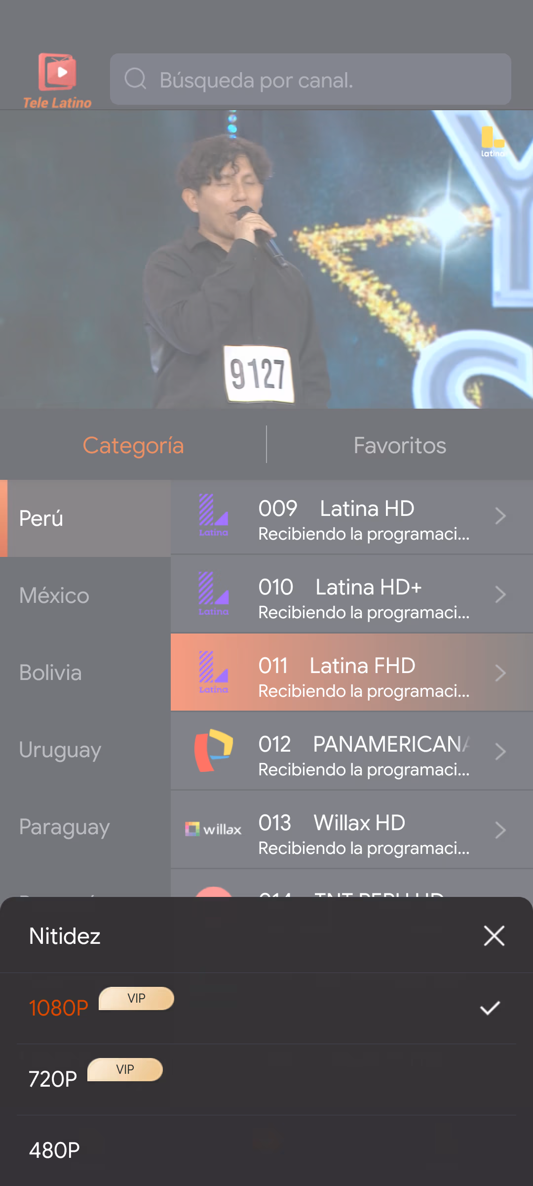 Telelatino pantalla 4